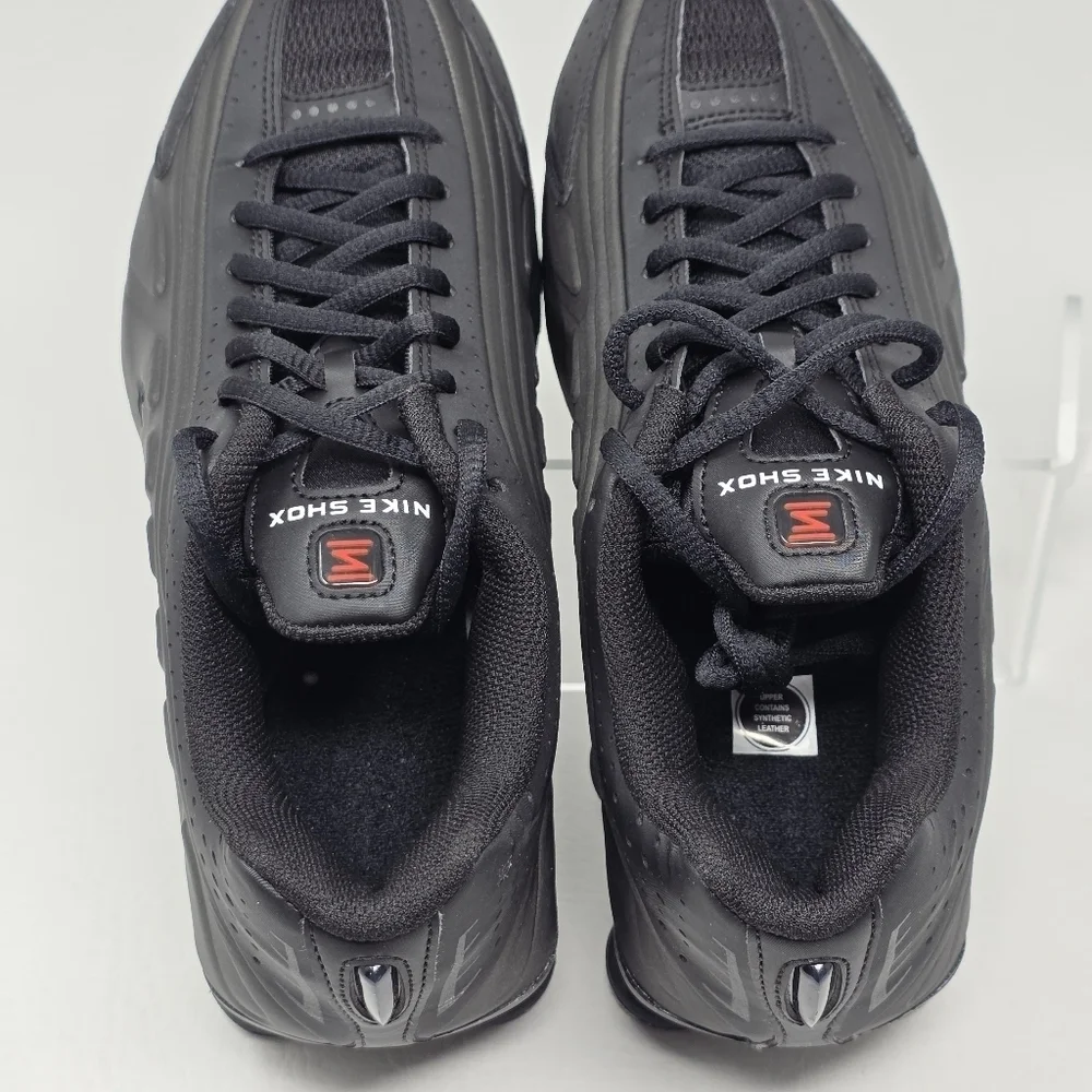 Nike Shox R4 GS Triple Black Shoes Youth Size 4.5Y Womens Size 6 CW2626-003 New